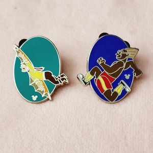 Uncommon Disney Mickey's Toontown Pinwheels Pins Set of 2